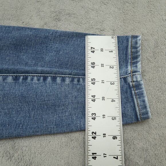 Torrid Jeans Women's Size 18R Blue High-Rise Jegging Denim 28" Inseam Destroyed - Picture 5 of 16